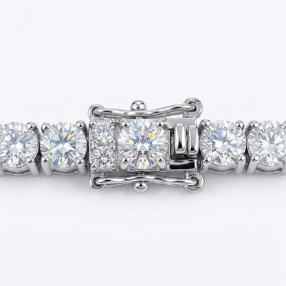 Diamond bracelet on a white background