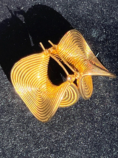 Vintage Stainless Steel Earrings