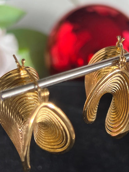 Vintage Stainless Steel Earrings