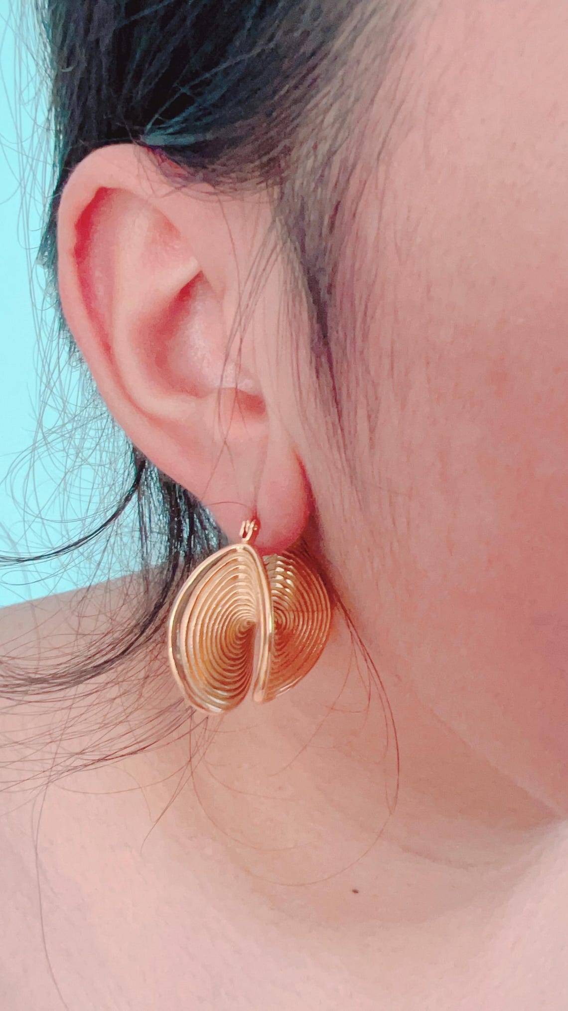 Vintage Stainless Steel Earrings