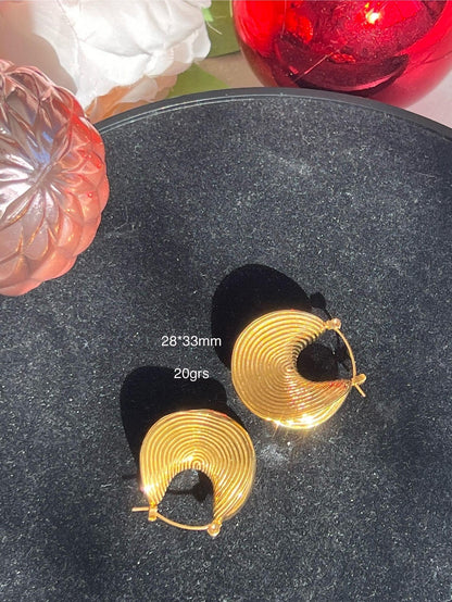 Vintage Stainless Steel Earrings