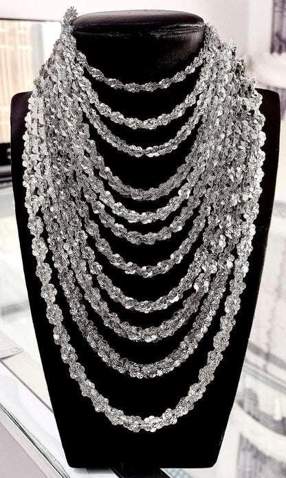 Solid Starry Sky Fireworks Necklace