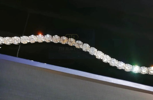 10-15ctw Moissanite Tennis Bracelet