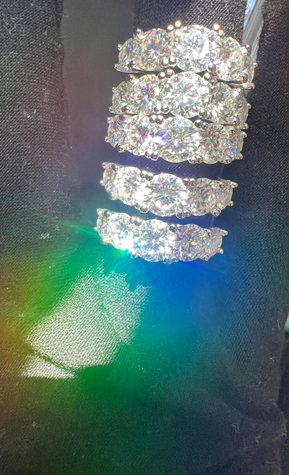 PENTABLING 3.6ctw Moissanite Ring