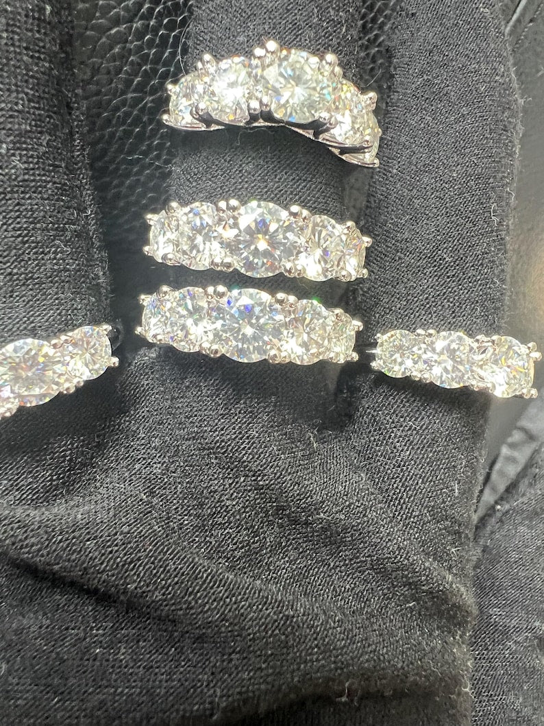 PENTABLING 3.6ctw Moissanite Ring