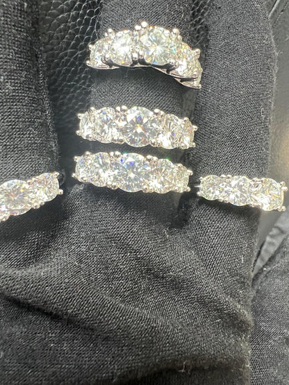 PENTABLING 3.6ctw Moissanite Ring