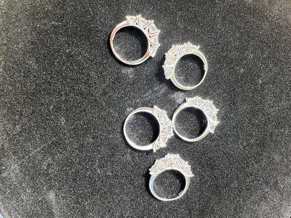 PENTABLING 3.6ctw Moissanite Ring