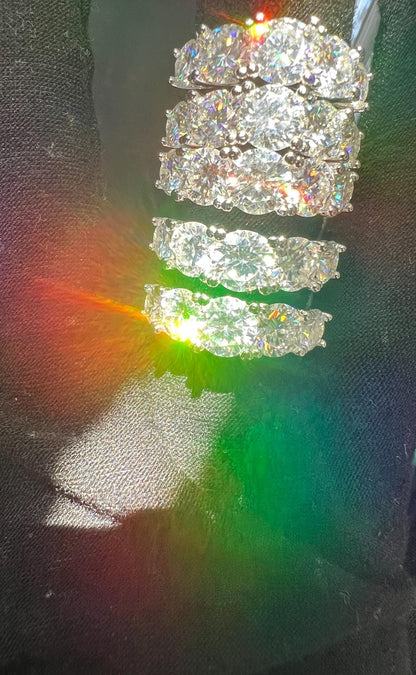 PENTABLING 3.6ctw Moissanite Ring