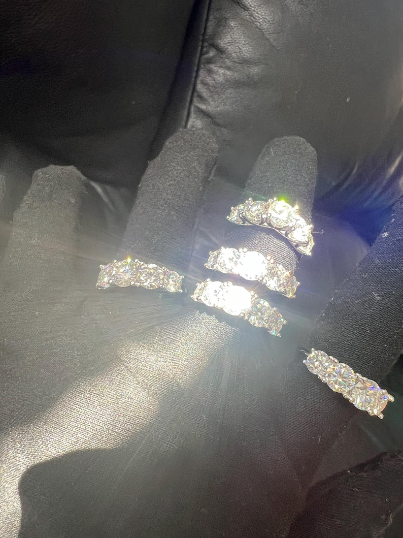 PENTABLING 3.6ctw Moissanite Ring